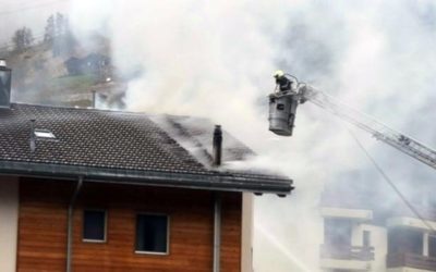 Dachbrand Chalet Arika