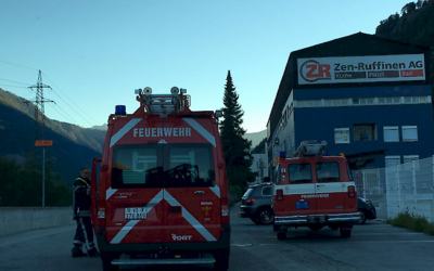 Rauchentwicklung Kiesweg