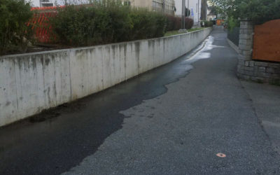 Überschwemmung FO-Weg